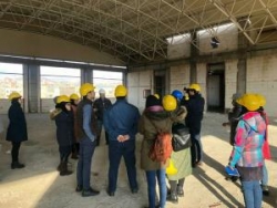 بازدید دانشجویان دانشگاه زنجان از پروژه ساختمانی روزبه